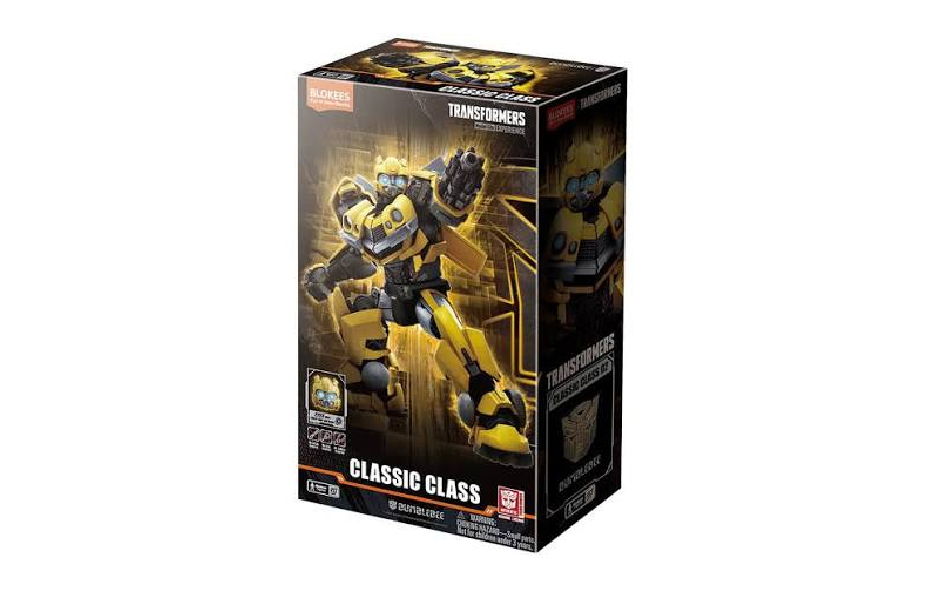 Blokees Model Kits - Transformers (Model Kit) 71142 - Classic Class(CC) 02 - Bumblebee (10cm) (Luminous Eyes)